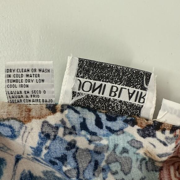 Joni Blair Dress Womens 20 Multicolor Sleeveless Button Southwest Midi Boho - Picture 10 of 13